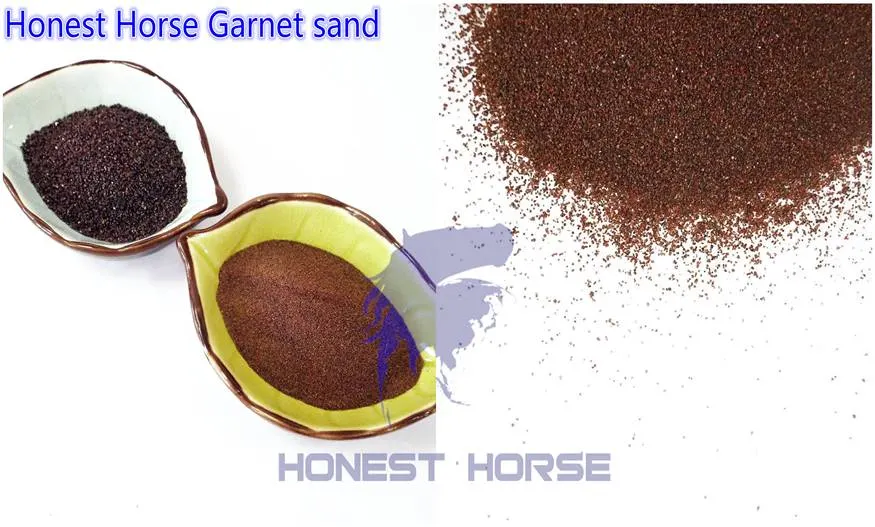 The main application of Honest Horse garnet sand,